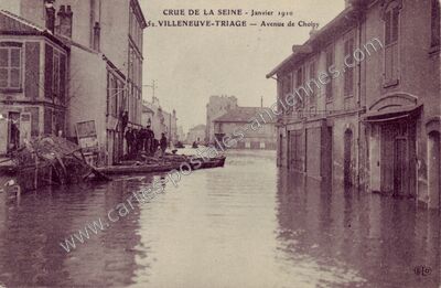 Carte postale ancienne Villeneuve Triage — Villeneuve-Saint-Georges (Val-de-Marne)