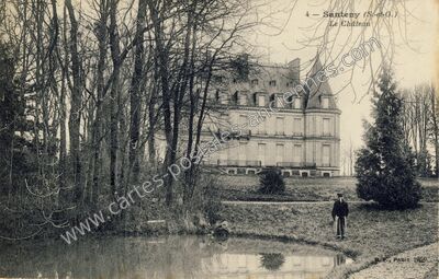 Carte postale ancienne Le Château — Santeny (Val-de-Marne)