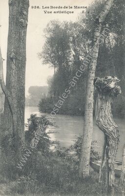 Carte postale ancienne Bords de la Marne — Non Localisée (Val-de-Marne)