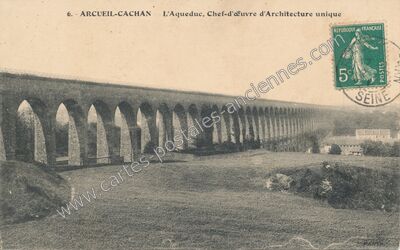 Carte postale ancienne Arcueil Cachan — Arcueil (Val-de-Marne)
