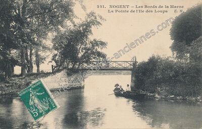 Carte postale ancienne Nogent — Nogent-sur-Marne (Val-de-Marne)