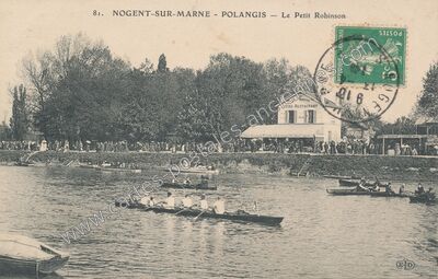 Carte postale ancienne Polangis — Nogent-sur-Marne (Val-de-Marne)
