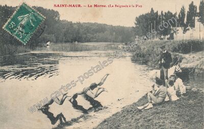 Carte postale ancienne St Maur — Saint-Maur-des-Fossés (Val-de-Marne)