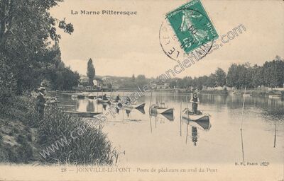 Carte postale ancienne La Marne Pittoresque — Joinville-le-Pont (Val-de-Marne)
