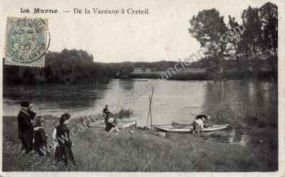 Carte postale ancienne La Marne — Non Localisée (Val-de-Marne)