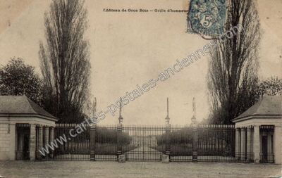 Carte postale ancienne Chateau de Gros Bois — Boissy-Saint-Léger (Val-de-Marne)