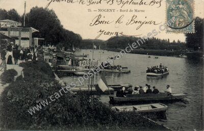 Carte postale ancienne Nogent — Nogent-sur-Marne (Val-de-Marne)