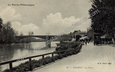 Carte postale ancienne Nogent — Nogent-sur-Marne (Val-de-Marne)