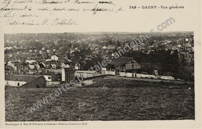 Carte postale ancienne Vue générale — Gagny (Seine-Saint-Denis)