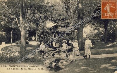 Carte postale ancienne Montreuil sous Bois — Montreuil (Seine-Saint-Denis)