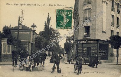 Carte postale ancienne Rue de Plaisance — Neuilly-Plaisance (Seine-Saint-Denis)