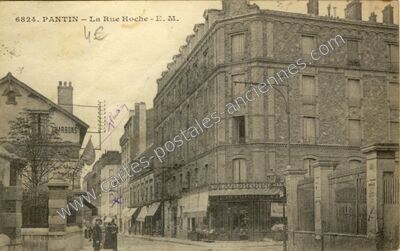 Carte postale ancienne La Rue Hoche — Pantin (Seine-Saint-Denis)