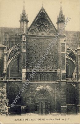Carte postale ancienne Abbaye de St Denis — Saint-Denis (Seine-Saint-Denis)