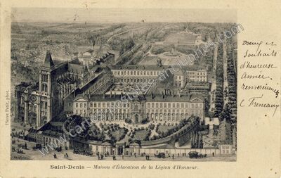 Carte postale ancienne Maison d'Éducation de la Légion d'Honneur — Saint-Denis (Seine-Saint-Denis)