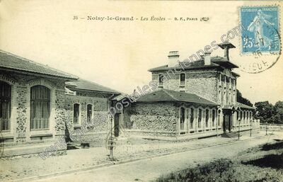 Carte postale ancienne Les Écoles — Noisy-le-Grand (Seine-Saint-Denis)
