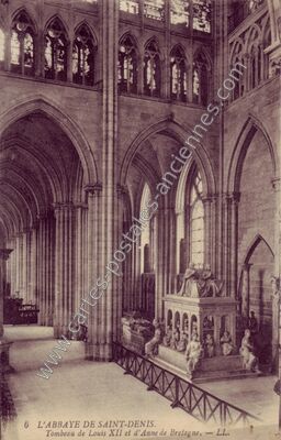 Carte postale ancienne Abbaye de St Denis — Saint-Denis (Seine-Saint-Denis)