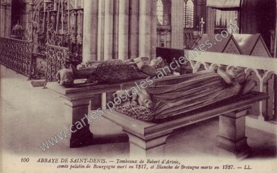 Carte postale ancienne Abbaye de St Denis — Saint-Denis (Seine-Saint-Denis)