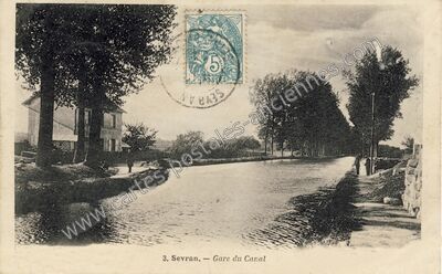 Carte postale ancienne Gare du Canal — Sevran (Seine-Saint-Denis)