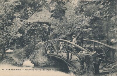 Carte postale ancienne Le Pont Rustique — Aulnay-sous-Bois (Seine-Saint-Denis)