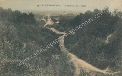 Carte postale ancienne Le Boulevard du Temple — Clichy-sous-Bois (Seine-Saint-Denis)