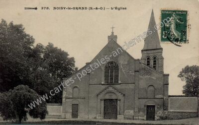 Carte postale ancienne L'Église — Noisy-le-Grand (Seine-Saint-Denis)