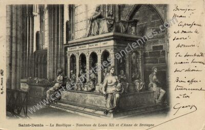 Carte postale ancienne Basilique de St Denis — Saint-Denis (Seine-Saint-Denis)