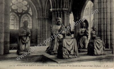 Carte postale ancienne Basilique de St Denis — Saint-Denis (Seine-Saint-Denis)