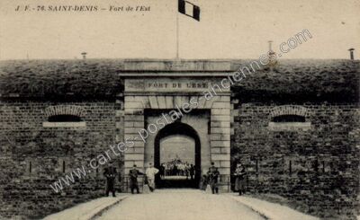 Carte postale ancienne Fort de l'Est — Saint-Denis (Seine-Saint-Denis)