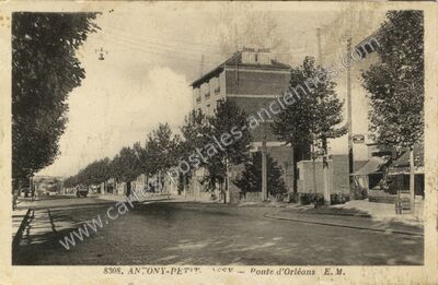 Carte postale ancienne Ponte d'Orléans — Antony (Hauts-de-Seine)