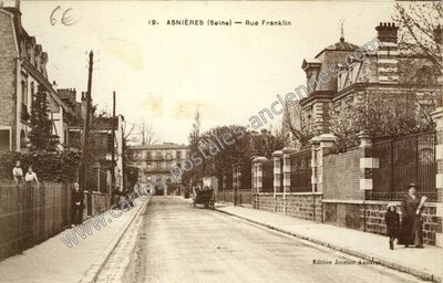 Carte postale ancienne Asnieres — Asnières-sur-Seine (Hauts-de-Seine)