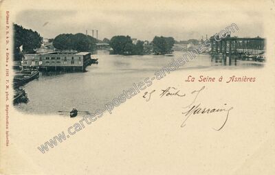 Carte postale ancienne Asnieres — Asnières-sur-Seine (Hauts-de-Seine)