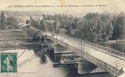 Carte postale ancienne Billancourt — Boulogne-Billancourt (Hauts-de-Seine)