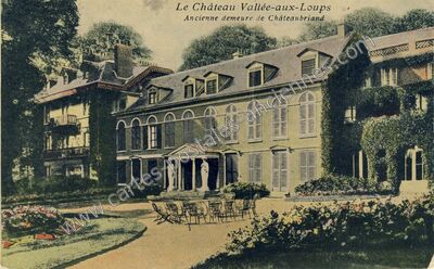 Carte postale ancienne Chateau de la Valle aux Loups — Châtenay-Malabry (Hauts-de-Seine)