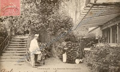 Carte postale ancienne La Source ferrugineuse — Chaville (Hauts-de-Seine)