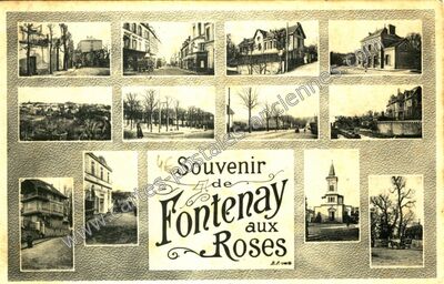Carte postale ancienne Souvenir de Fontenay aux Roses — Fontenay-aux-Roses (Hauts-de-Seine)