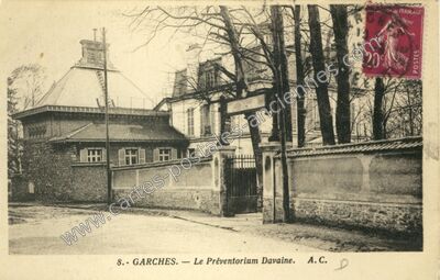 Carte postale ancienne Le Préventorium Davaine — Garches (Hauts-de-Seine)