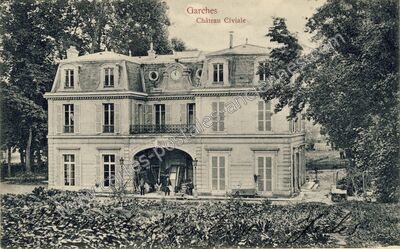 Carte postale ancienne Château Civiale — Garches (Hauts-de-Seine)
