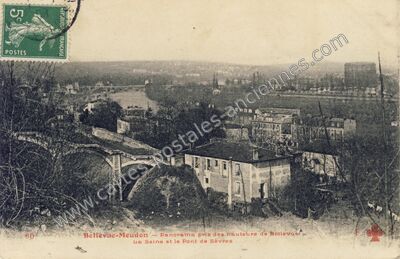 Carte postale ancienne Bellevue Meudon — Meudon (Hauts-de-Seine)