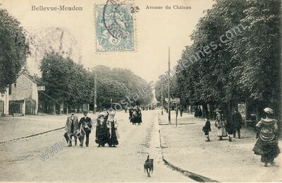 Carte postale ancienne Bellevue Meudon — Meudon (Hauts-de-Seine)