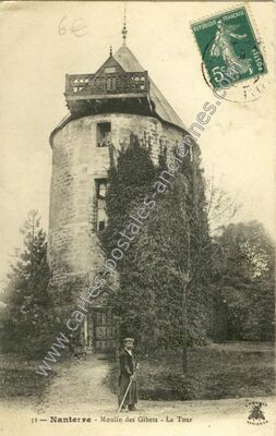 Carte postale ancienne Moulin des Gibets - La Tour — Nanterre (Hauts-de-Seine)