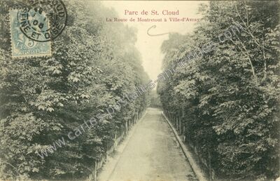 Carte postale ancienne Parc St Cloud — Saint-Cloud (Hauts-de-Seine)