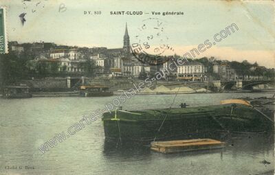 Carte postale ancienne Vue générale — Saint-Cloud (Hauts-de-Seine)