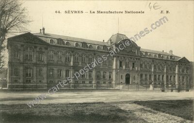 Carte postale ancienne La Manufacture Nationale — Sèvres (Hauts-de-Seine)