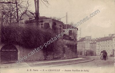 Carte postale ancienne Ancien Pavillon de Sully — Chaville (Hauts-de-Seine)