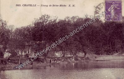 Carte postale ancienne Etang de Brise-Miche — Chaville (Hauts-de-Seine)