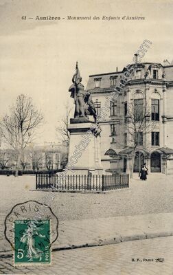 Carte postale ancienne Asnieres — Asnières-sur-Seine (Hauts-de-Seine)
