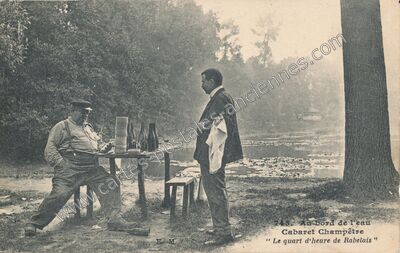 Carte postale ancienne Cabaret Champetre — Garches (Hauts-de-Seine)