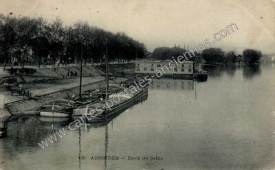 Carte postale ancienne Asnieres — Asnières-sur-Seine (Hauts-de-Seine)