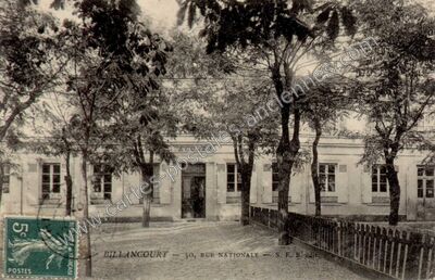 Carte postale ancienne Billancourt — Boulogne-Billancourt (Hauts-de-Seine)