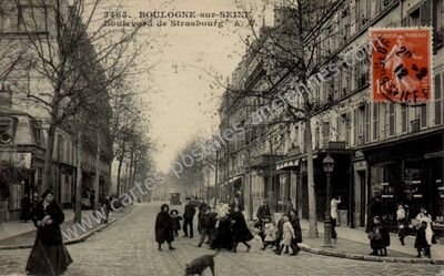 Carte postale ancienne Boulogne sur Seine — Boulogne-Billancourt (Hauts-de-Seine)